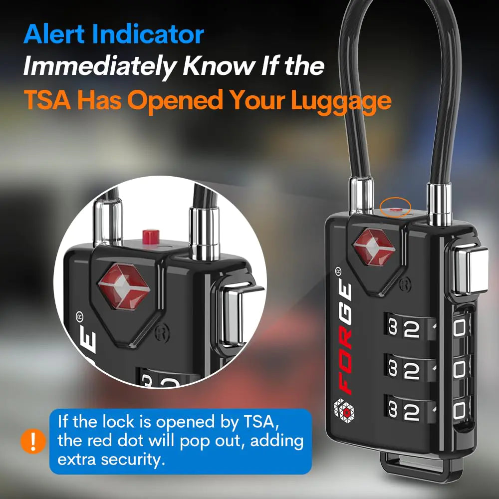 Cable Luggage Locks