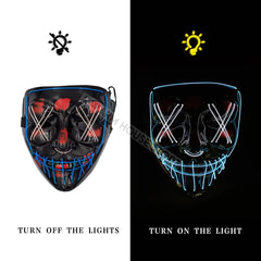 Halloween Led Skull Mask