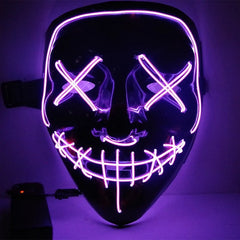 Halloween Led Skull Mask