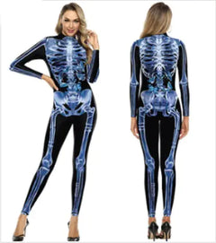 Skeleton Bodysuit Halloween Costume