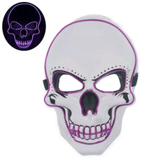 Skeleton LED Halloween Mask