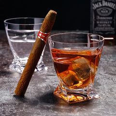 Thickened Crystal Cigar Cup for Rum and Whisky