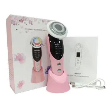 7-in-1 EMS Facial Massager with LED & Vibration