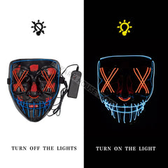 Halloween Led Skull Mask