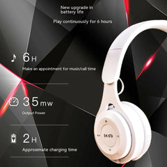 Wireless Headset Foldable Headphones