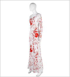 Ghost Bride Vampire Party Evening Dress