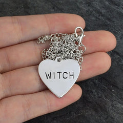 Witchcraft Wiccan Halloween Goth Witch Necklace