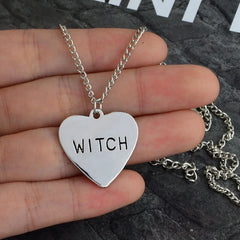 Witchcraft Wiccan Halloween Goth Witch Necklace