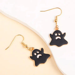 Cute Enamel Halloween Dangle Earrings