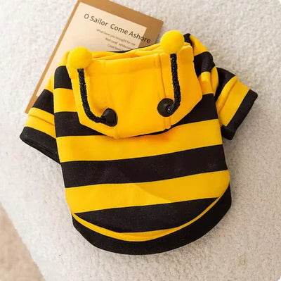 BuzzPaws Cozy Pet Bee Costume Cats Dogs