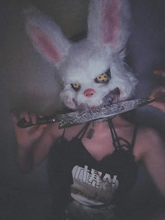 Halloween Bunny or Bear Head Cover Mask