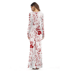 Ghost Bride Vampire Party Evening Dress