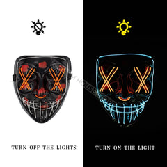 Halloween Led Skull Mask