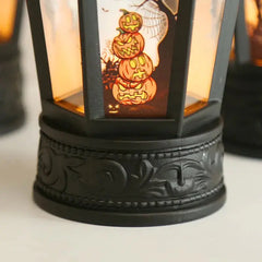 Halloween Lantern Lights with Pumpkins