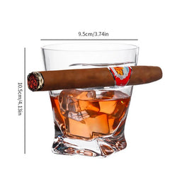 Thickened Crystal Cigar Cup for Rum and Whisky