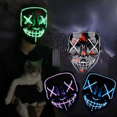 Halloween Led Skull Mask