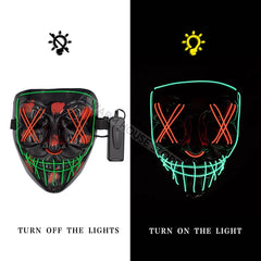 Halloween Led Skull Mask