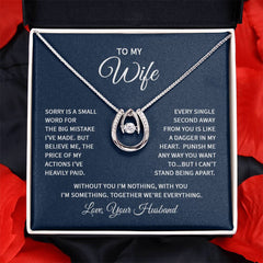 Lucky In Love Necklace - For Wife