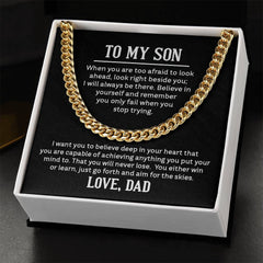 Cuban Link Chain - For Son