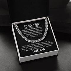 Cuban Link Chain - For Son