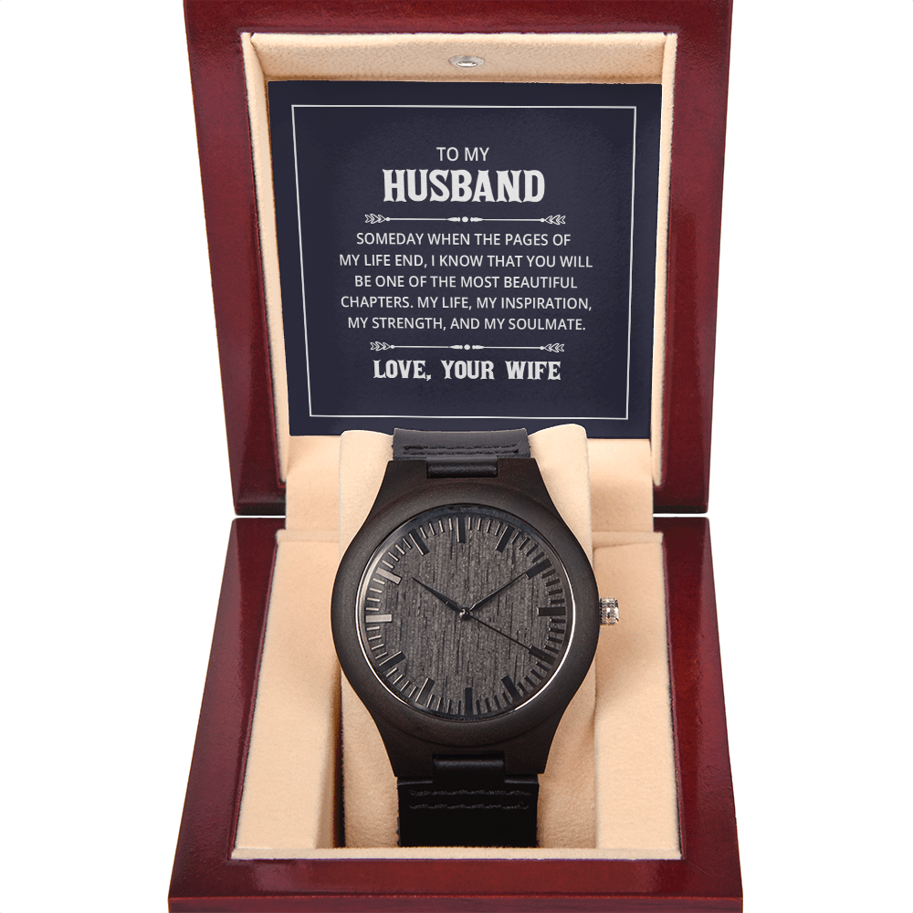 Wooden Watch - For Husband