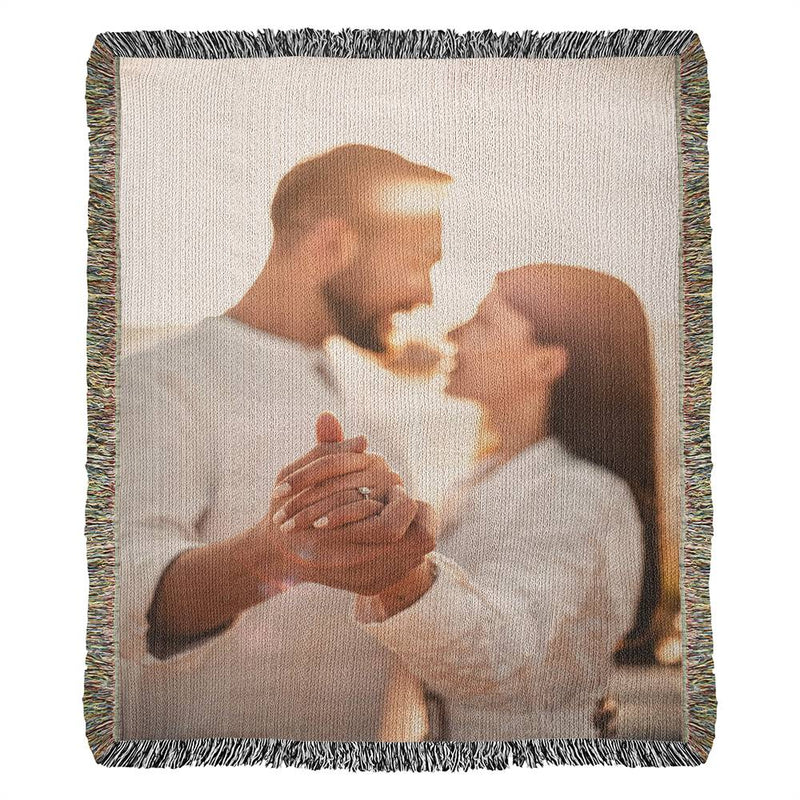 Heirloom Photo Woven Blanket (Portrait)