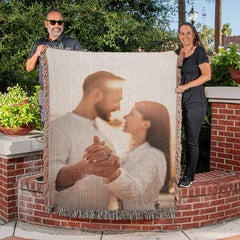 Heirloom Photo Woven Blanket (Portrait)