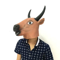 Animal Head Mask For Adult, Latex, Halloween Costume