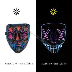 Halloween Led Skull Mask