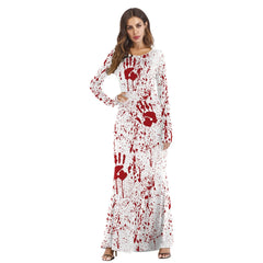 Ghost Bride Vampire Party Evening Dress