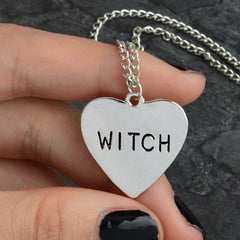 Witchcraft Wiccan Halloween Goth Witch Necklace