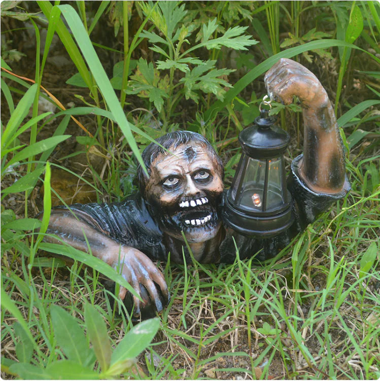 Zombie Halloween Lantern Yard Decor