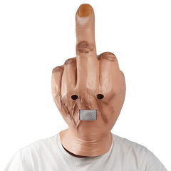 Middle Finger Halloween Full Head Mask