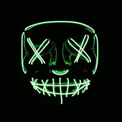 Halloween Led Skull Mask