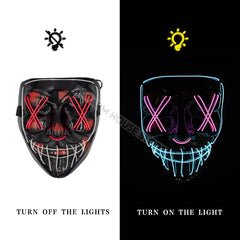 Halloween Led Skull Mask