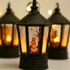 Halloween Lantern Lights with Pumpkins