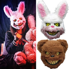 Halloween Bunny or Bear Head Cover Mask